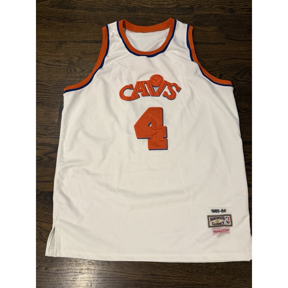 Mitchell & Ness Ron‎ Harper #4 Cleveland Cavaliers 1985-86 Hardwood Sz 52 XL